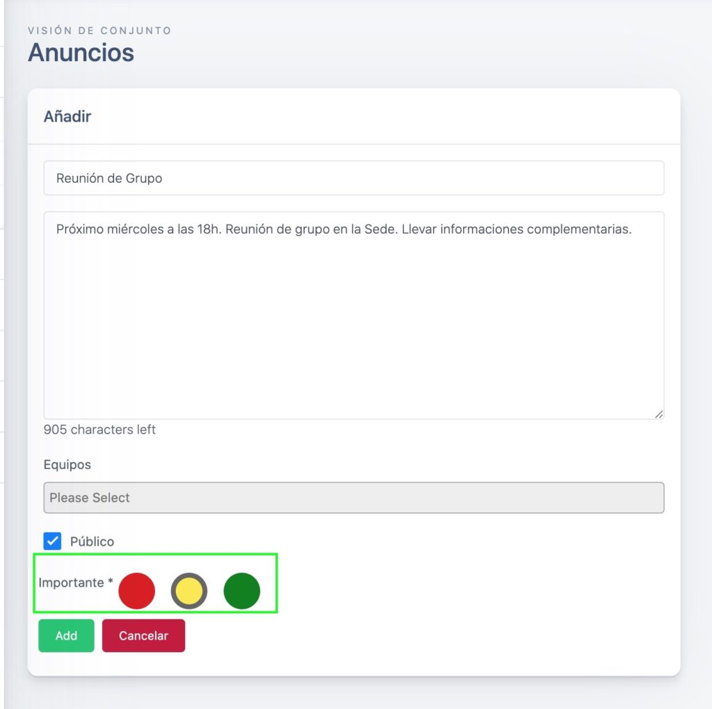Anuncios - Cloud Suite