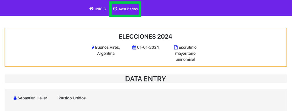 Data Entry - Ballot Box - PoliticFy